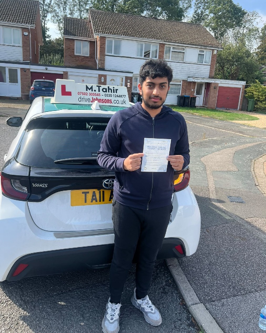 driving test pass photo of Musa Siddiq