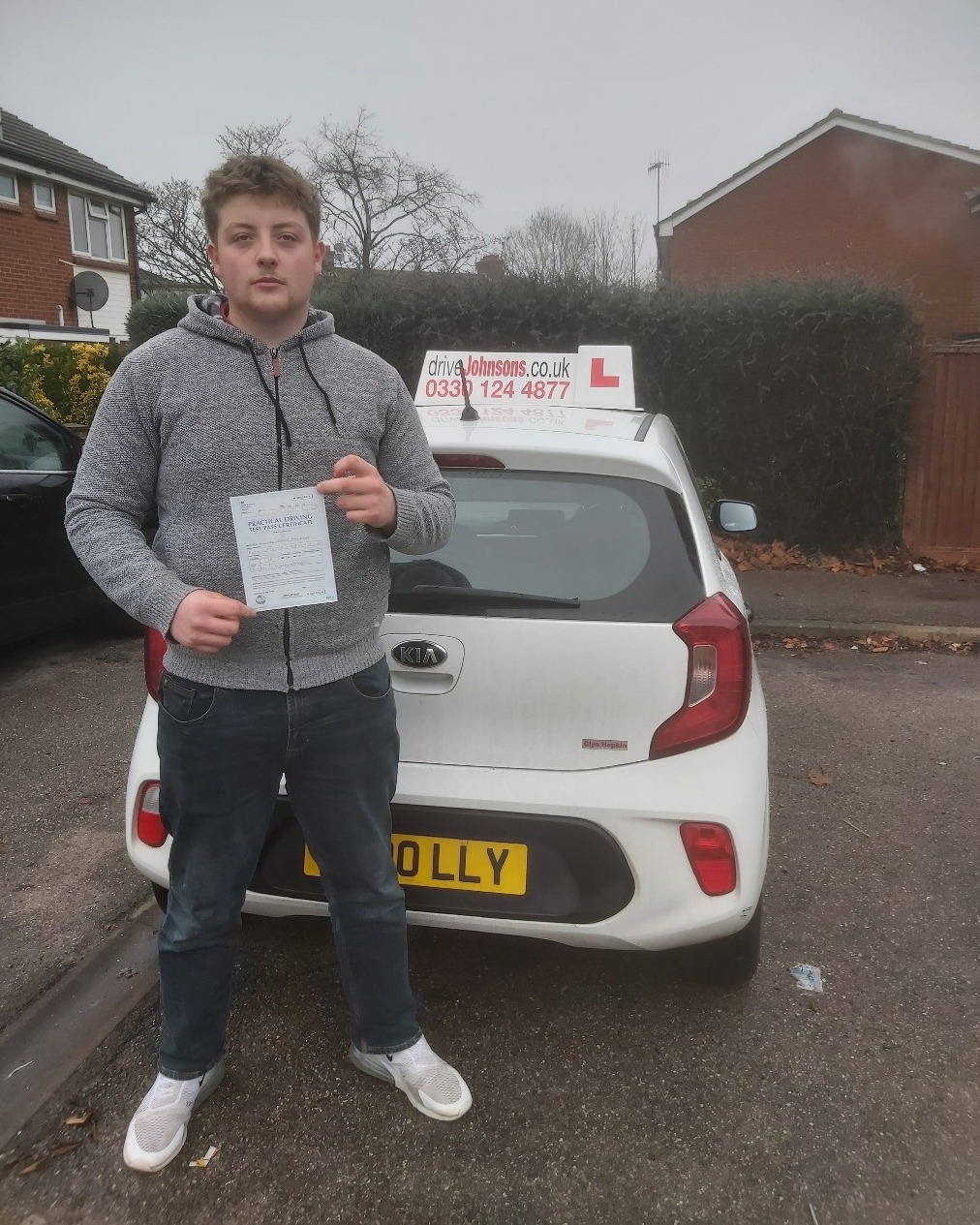 driving test pass photo of Michael Faulkner