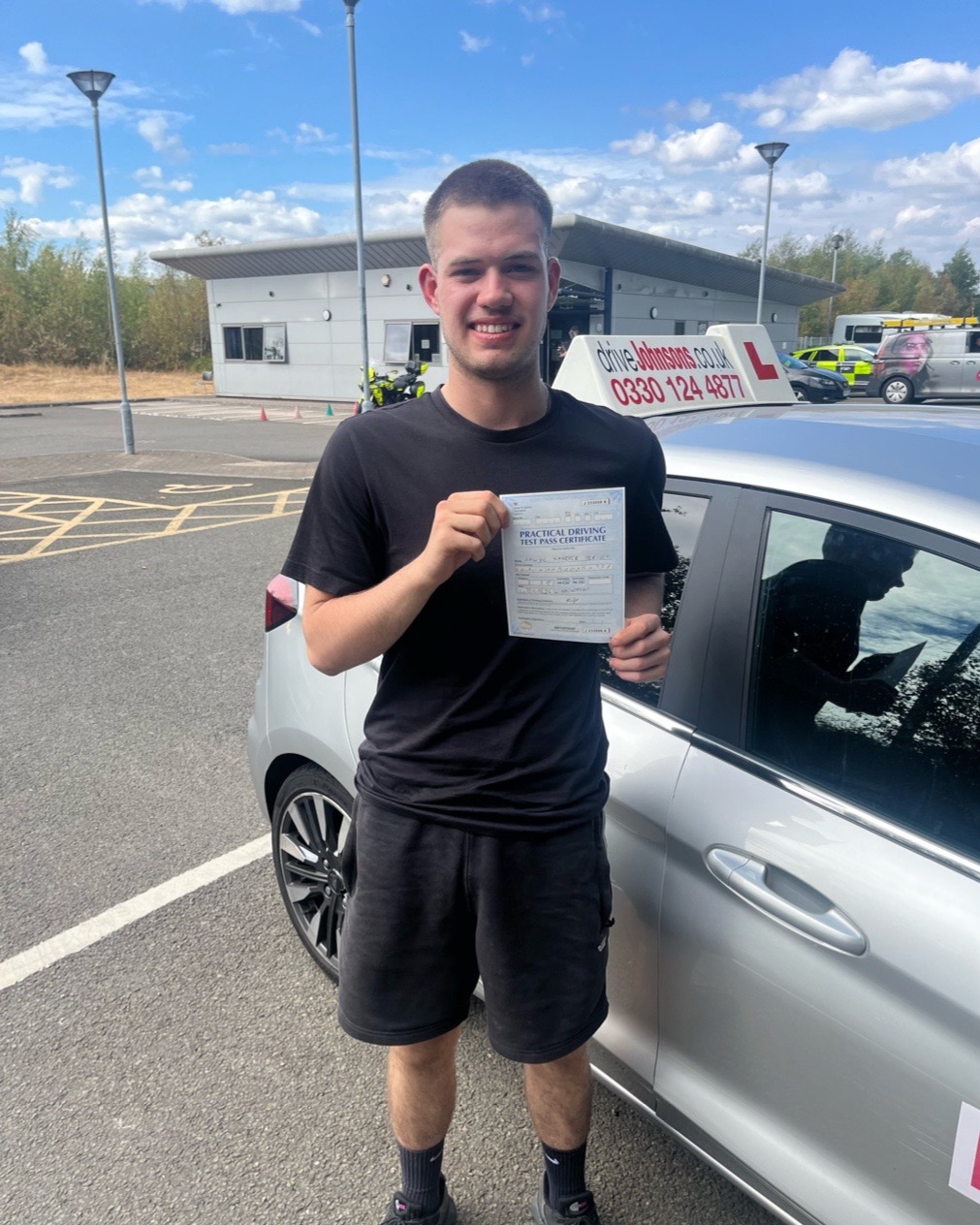 driving test pass photo of Sawyl Scriven