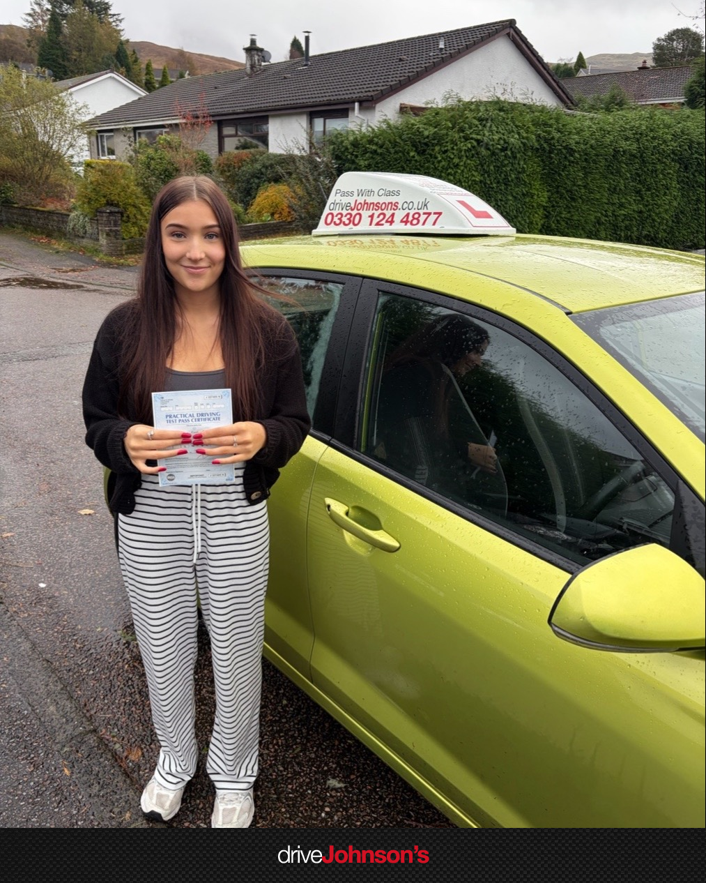 Cerys Denholme pass photo