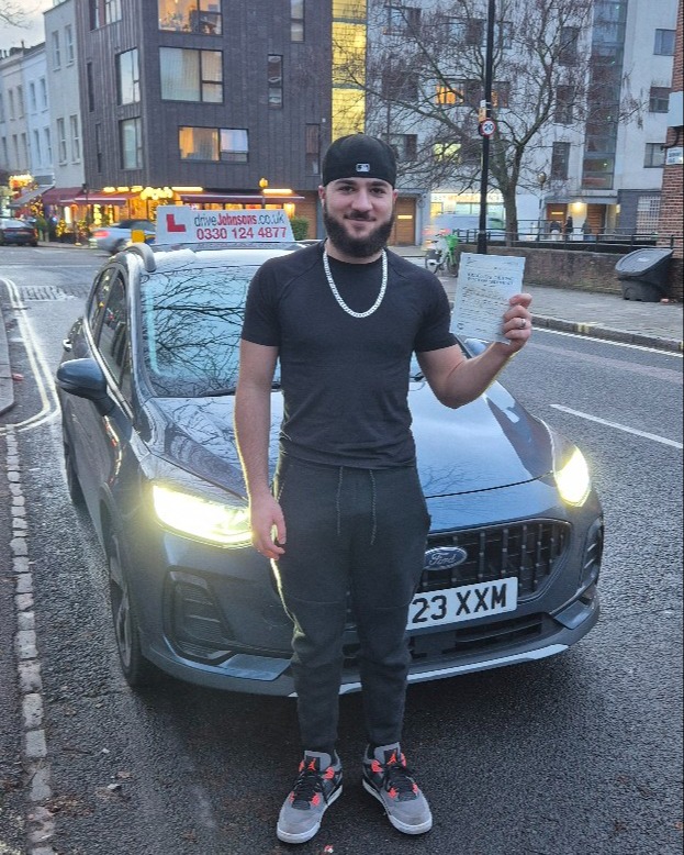 driving test pass photo of Adam Najem