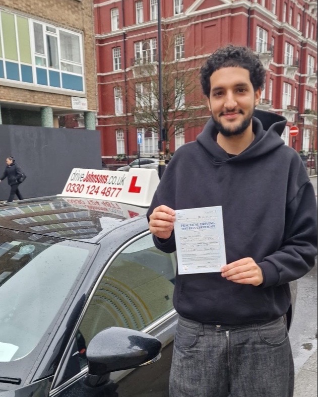 driving test pass photo of Jad Hangari