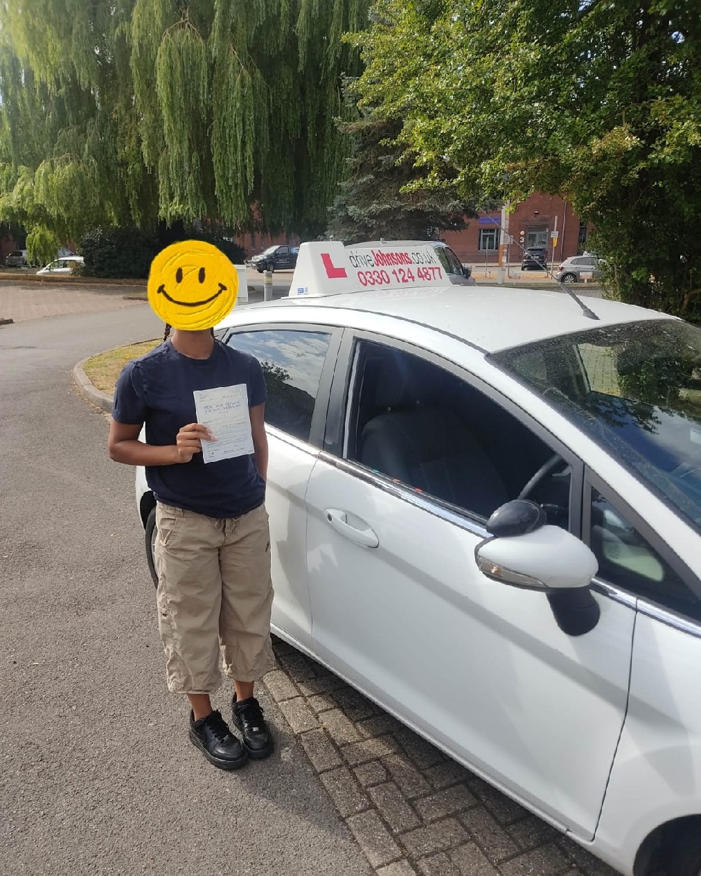 driving test pass photo of Shaymaa Malik