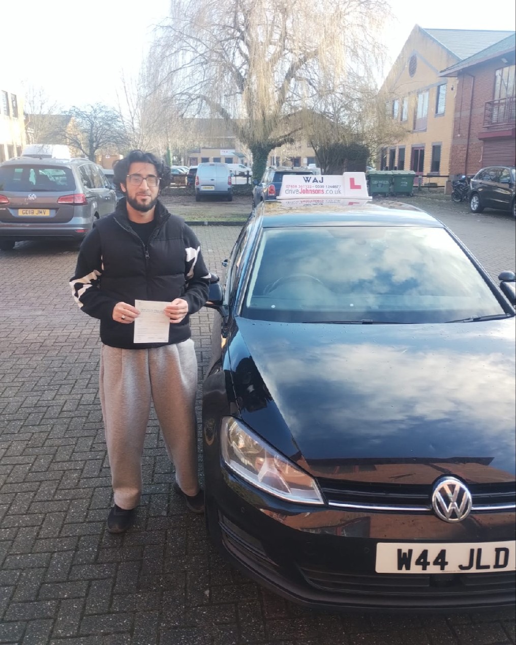 driving test pass photo of Farhaan Iqbal