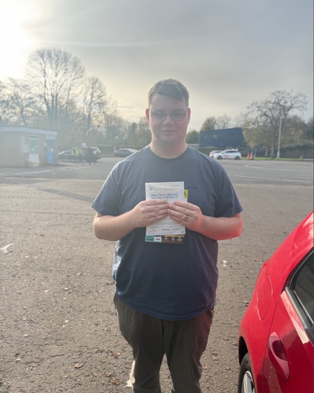 driving test pass photo of Robert Hewitt