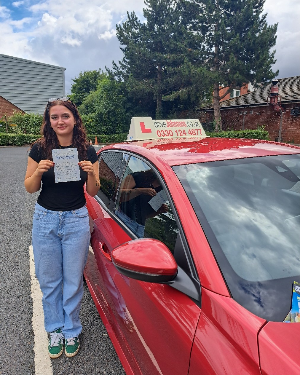 driving test pass photo of Chloe Fisher