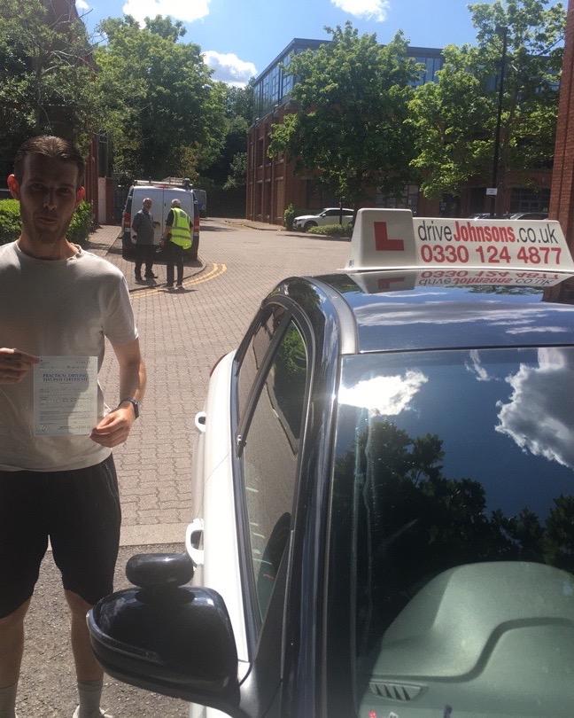 Billy Hone driving test pass photo of Billy Hone