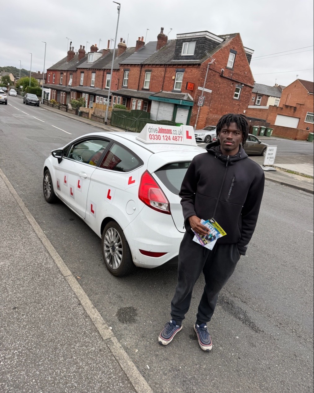 driving test pass photo of Bryan Anamanoo