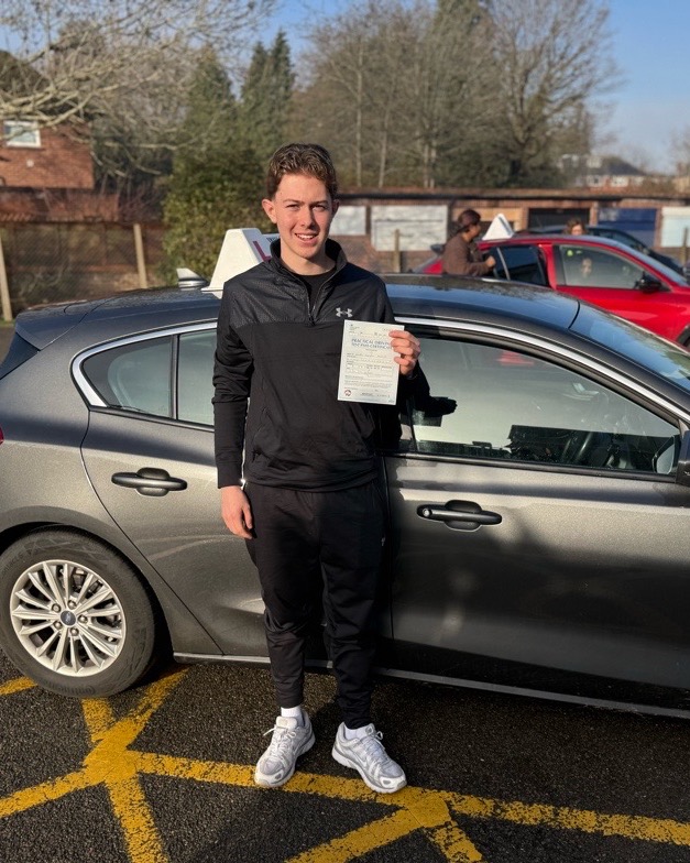 driving test pass photo of George Hawkins